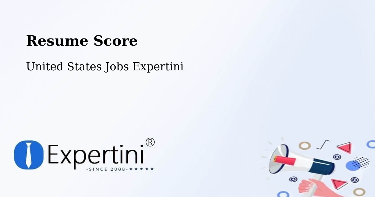 Resume Score & Job Description Match Tool – Jupiter - United States Jobs Expertini